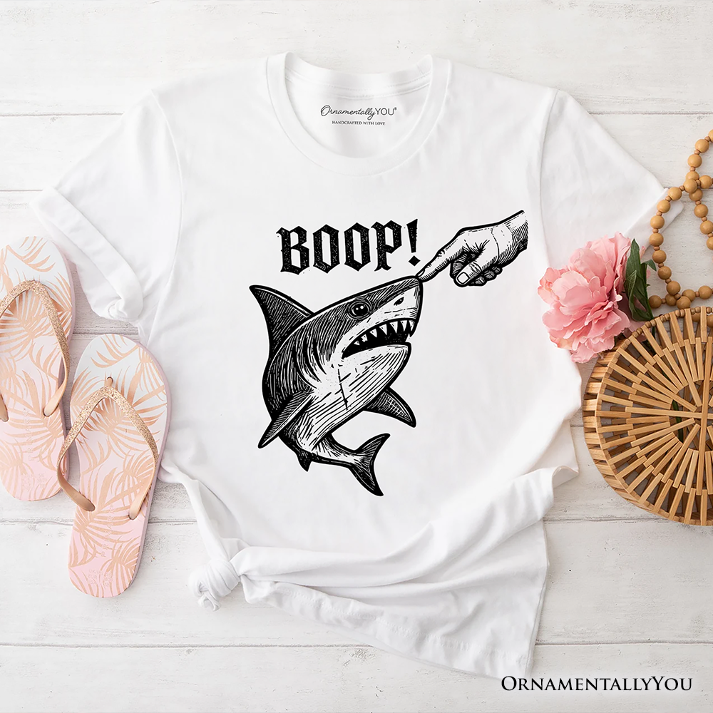 Boop Shark T-Shirt, Funny Ocean Animal Tee