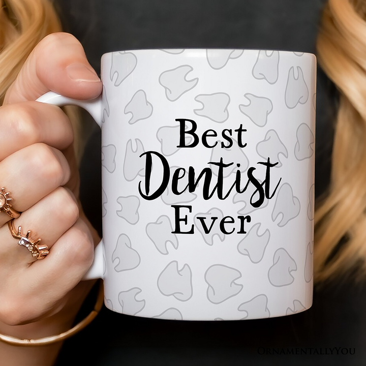 Dentist Personalized Mug, Dental Assistant Teeth Custom Gift