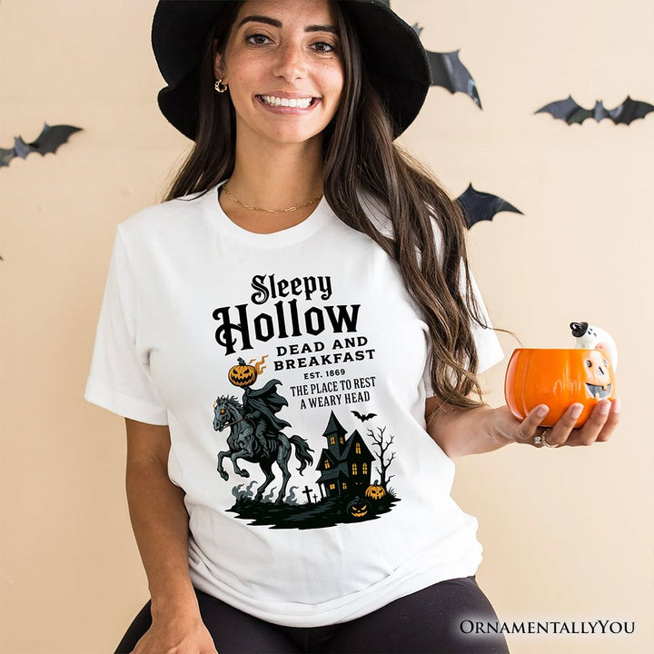 Headless Horseman Sleepy Hollow Halloween T-Shirt, Dead and Breakfast Retro Tee T-Shirts OrnamentallyYou 