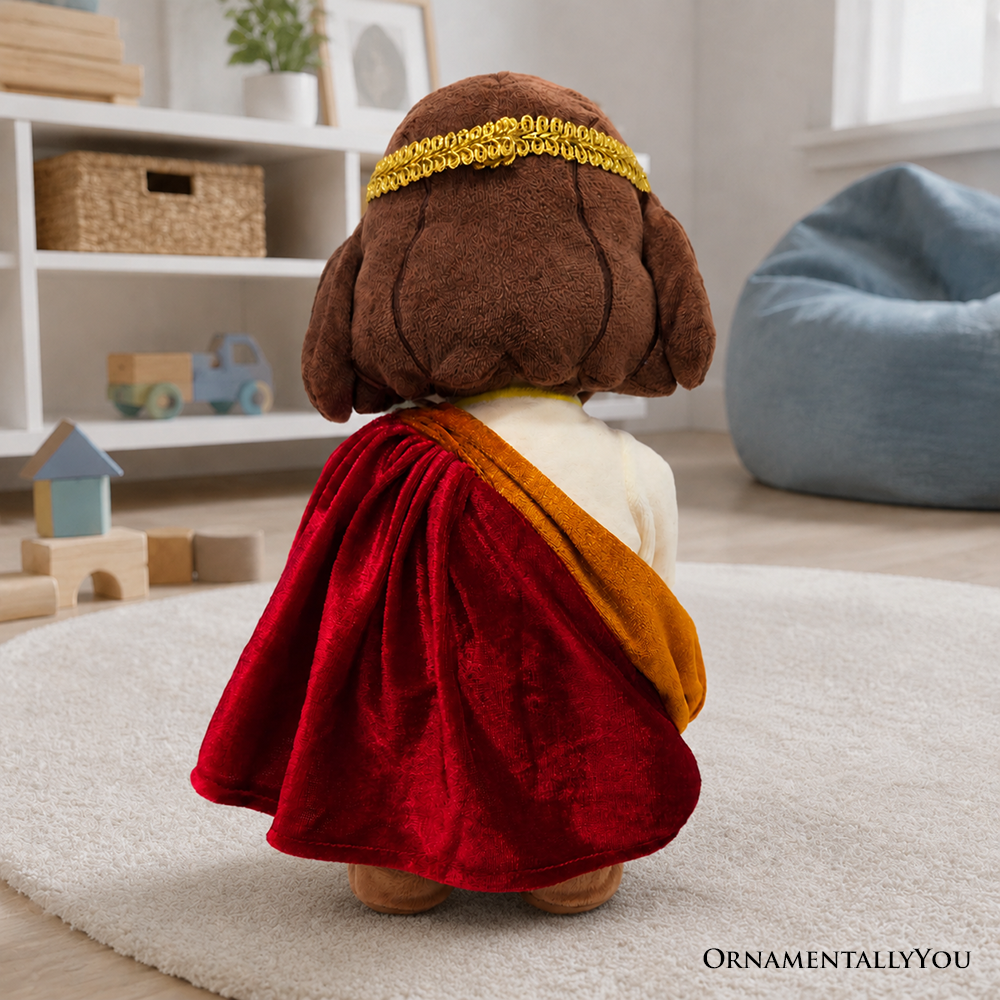 Jesus Plush Toy with “I Saw That” Book, 12" Christian Stuffed Doll Religious Gift for Faith and Family