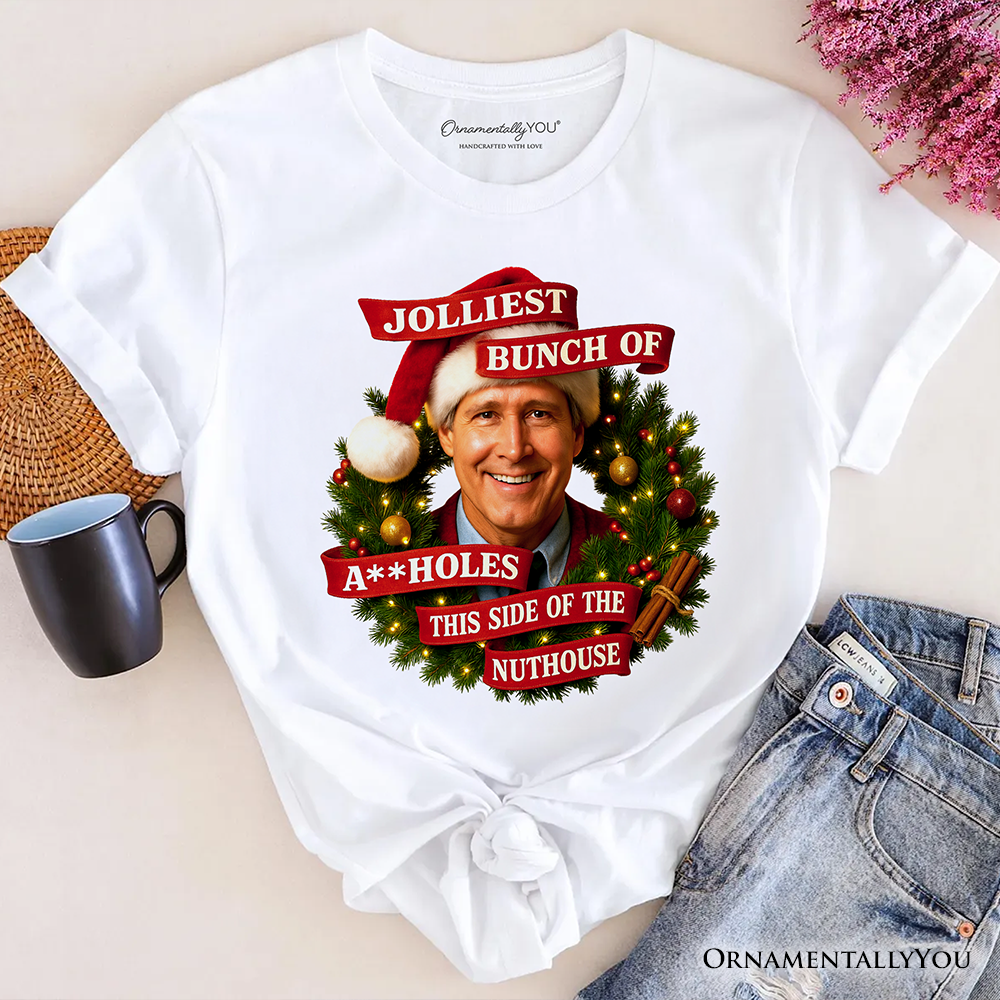 Jolliest Bunch of Assholes T-Shirt, Griswold’s Family Christmas Vacation Tee