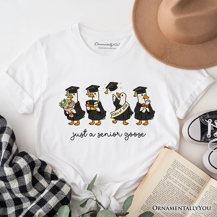 Just A 2026 Senior Goose T-Shirt, Funny Graduation Tee