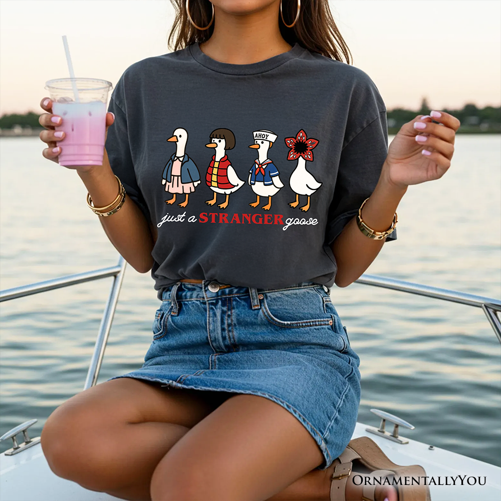 Just a Stranger Goose T-Shirt, Funny Retro Tee