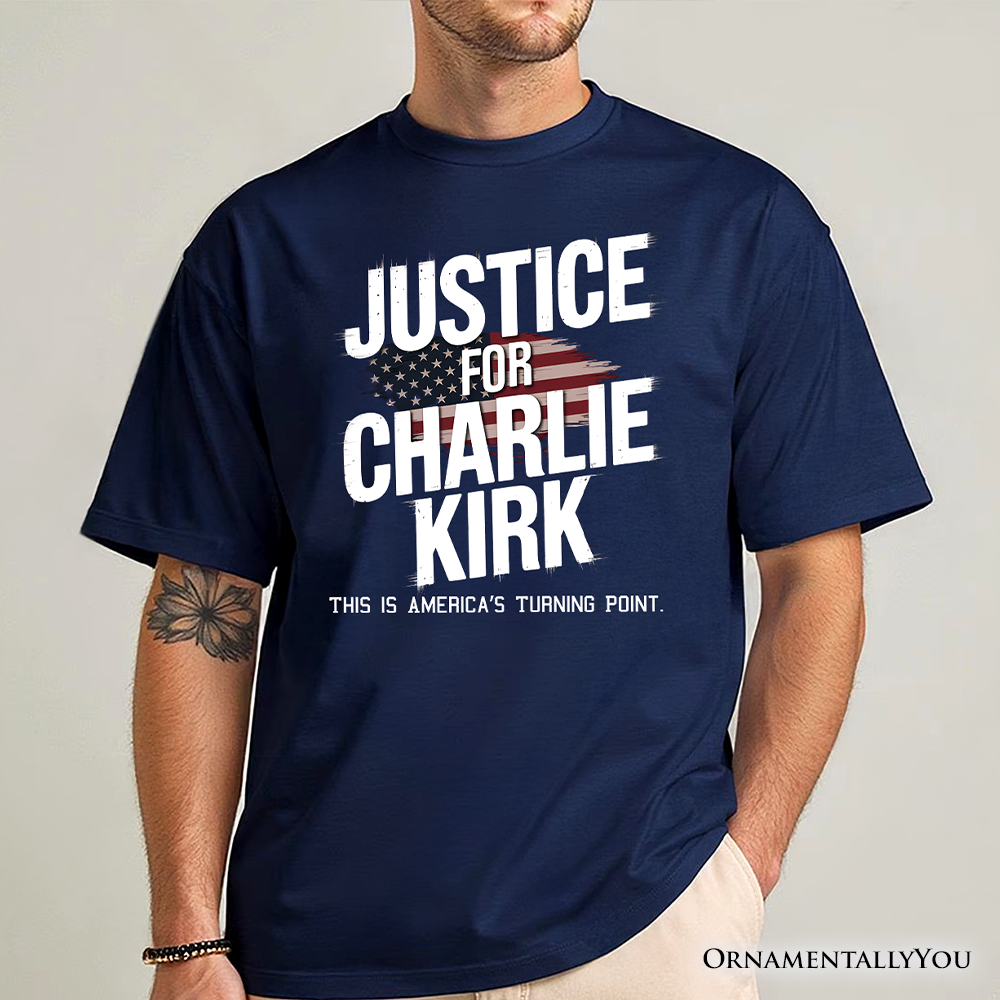 Justice For Charlie Kirk Prayers T-Shirt, Activist Tee