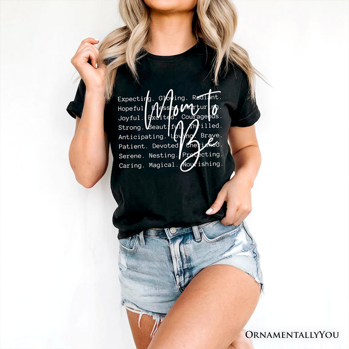 Mom To Be Pregnancy Announcement T-Shirt, Definition Future Mama Pregnant Tee