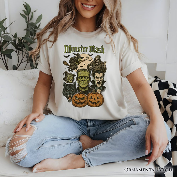 Monster Mash Classic T-Shirt, Halloween Monsters Tee for The Spooky Season T-Shirts OrnamentallyYou 