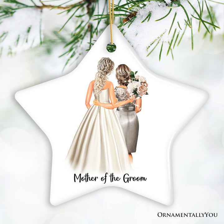 Mother and Daughter Wedding Bride Personalized Gift Ornament