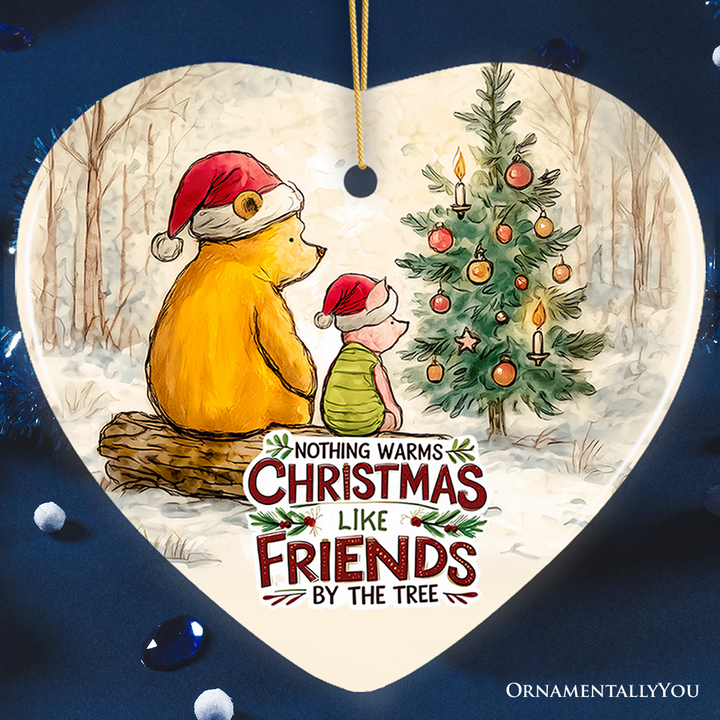 Nothing Warms Christmas Like Friends Pooh Bear's Ornament, Holiday Tree Decoration and Keepsake Gift