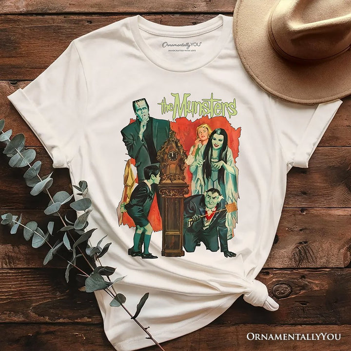 Retro Monster Family Sitcom T-Shirt, Horror Halloween Tee T-Shirts OrnamentallyYou Natural XS 
