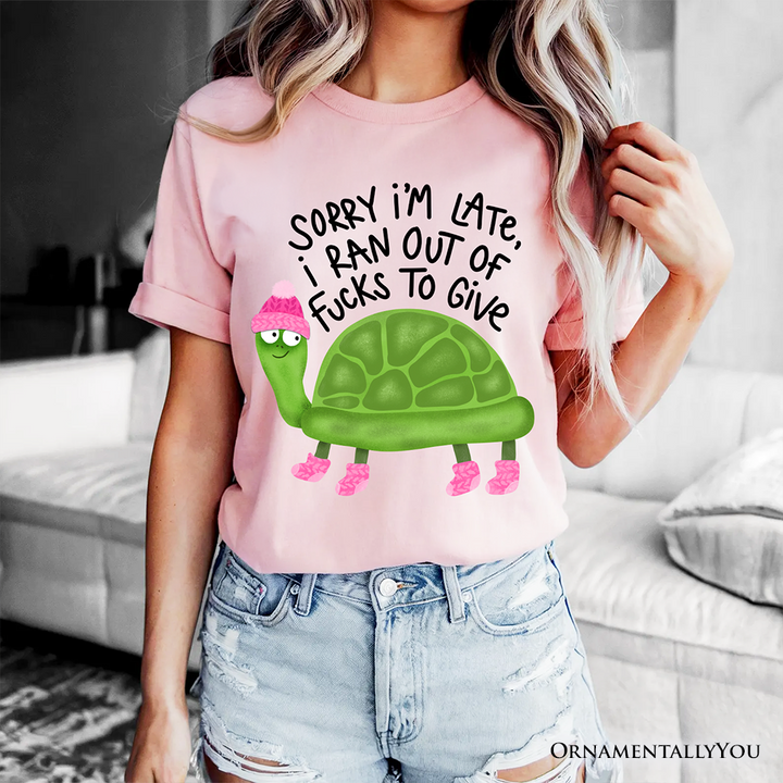 Sarcastic Turtle T-Shirt, Sassy Funny Animal Tee