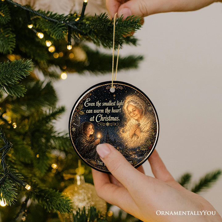 The Little Match Girl Warm The Heart Ornament, Sentimental Fairy Tale Christmas Souvenir