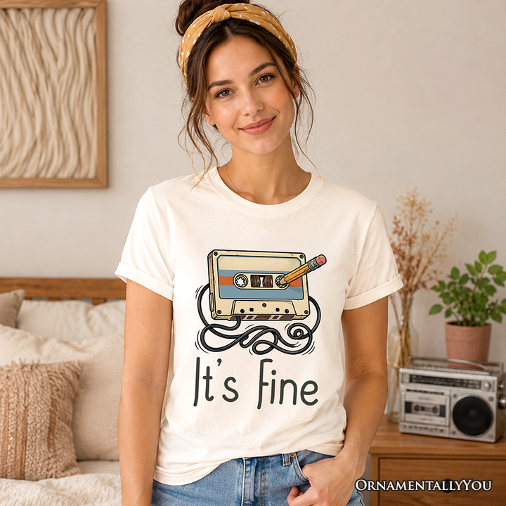 Retro Cassette Tape T-Shirt, 90s Music Vibe Tee
