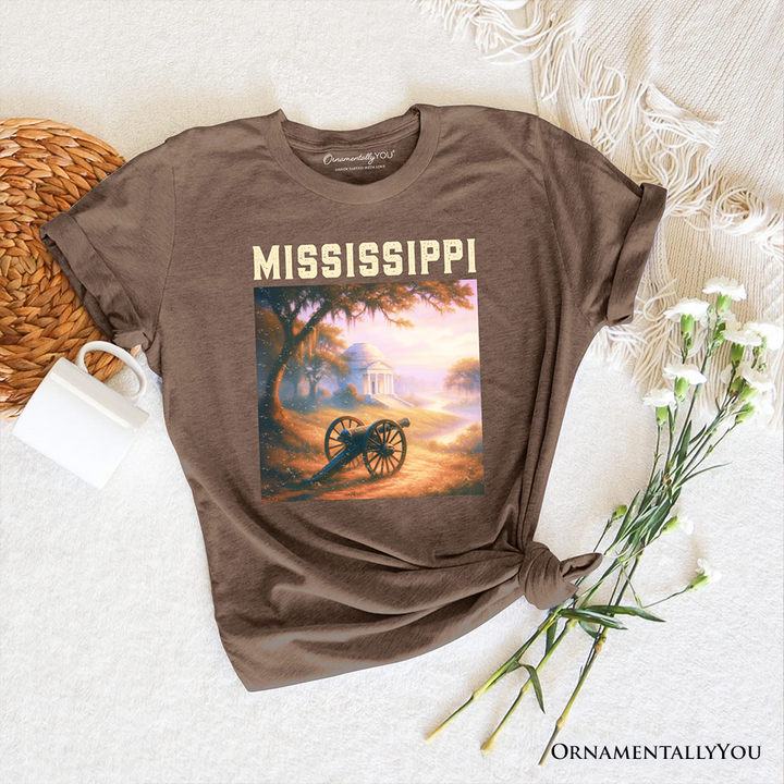 Artistic Mississippi State Vicksburg National Military Park T-Shirt, Southern Heritage Tee and Travel Souvenir