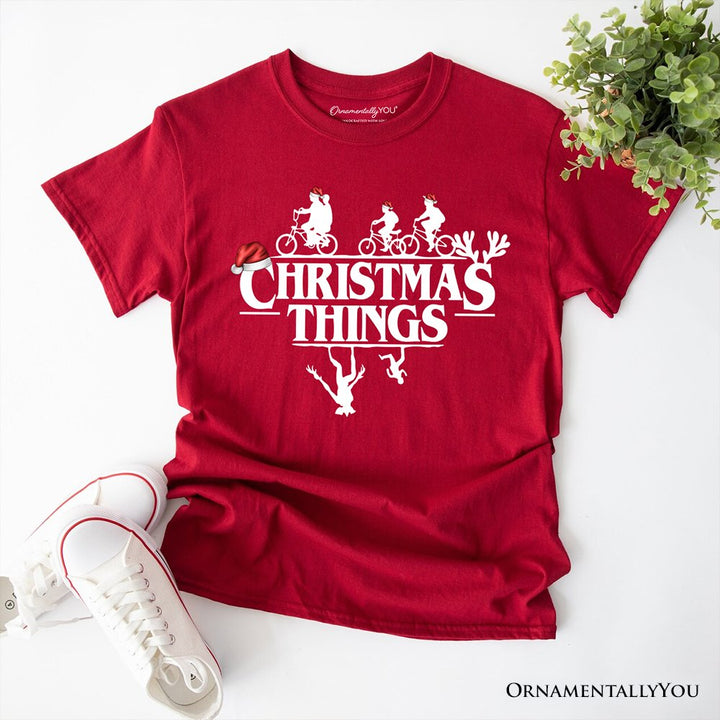 Christmas Things Retro T-Shirt, Handmade Soft Holiday Tee T-Shirts OrnamentallyYou Cardinal XS 
