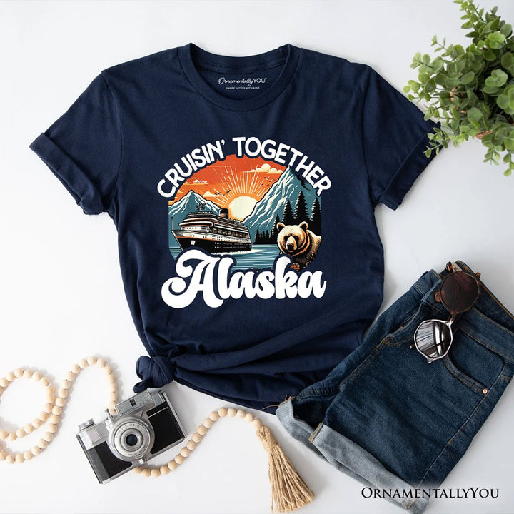 Cruisin' Together Alaska T-Shirt, Family Cruise Vacation Trip Tee T-Shirts OrnamentallyYou Navy XS 