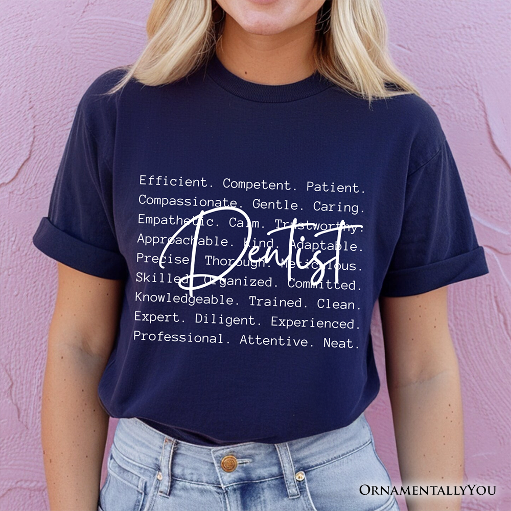Dentist Definition T-Shirt, Dental Appreciation Words Tee