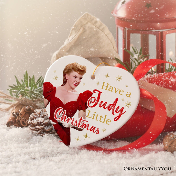 Have a Judy Little Christmas Ornament, Vintage Meet Me in St. Louis Ceramic Ornament OrnamentallyYou 