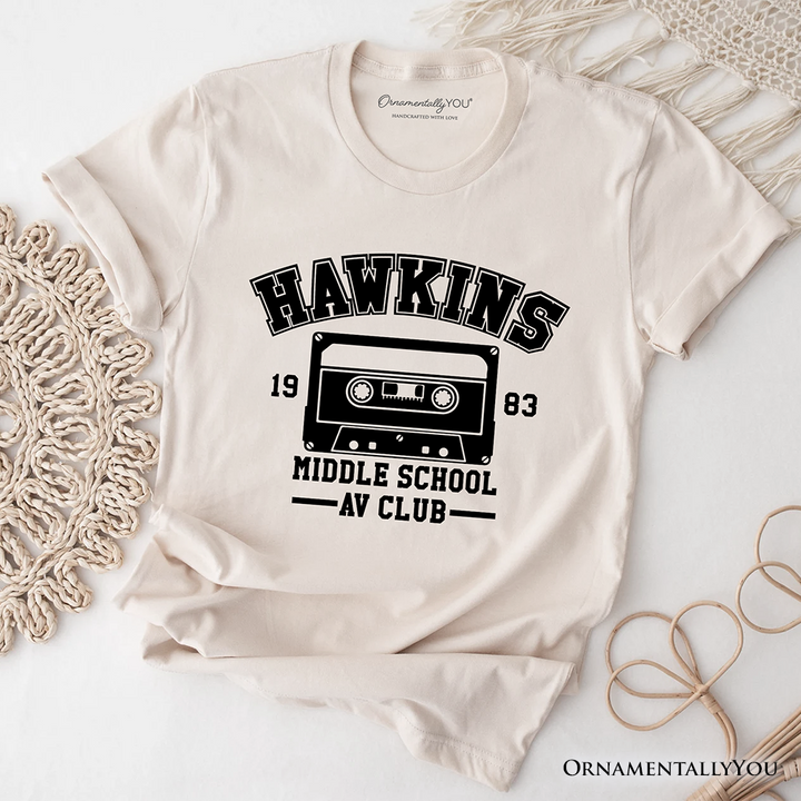 Hawkins Middle School AV Club T-Shirt, Funny Gift for Daughter and Son