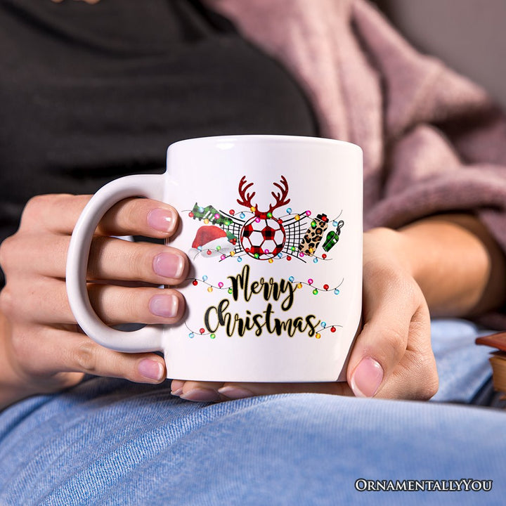 Personalized Mug Soccer Buffalo Plaid Christmas, Team and Coaches Gift Personalized Ceramic Mug OrnamentallyYou 12oz Mug Non-Custom 