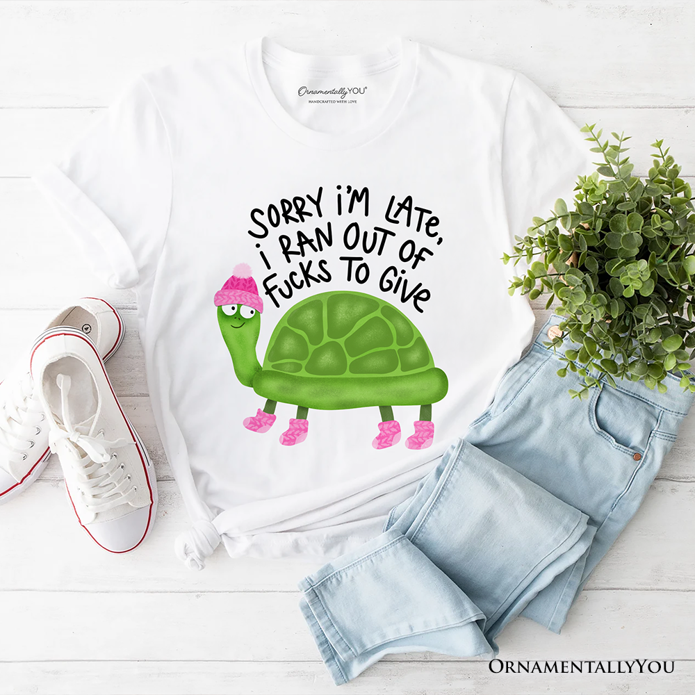 Sarcastic Turtle T-Shirt, Sassy Funny Animal Tee