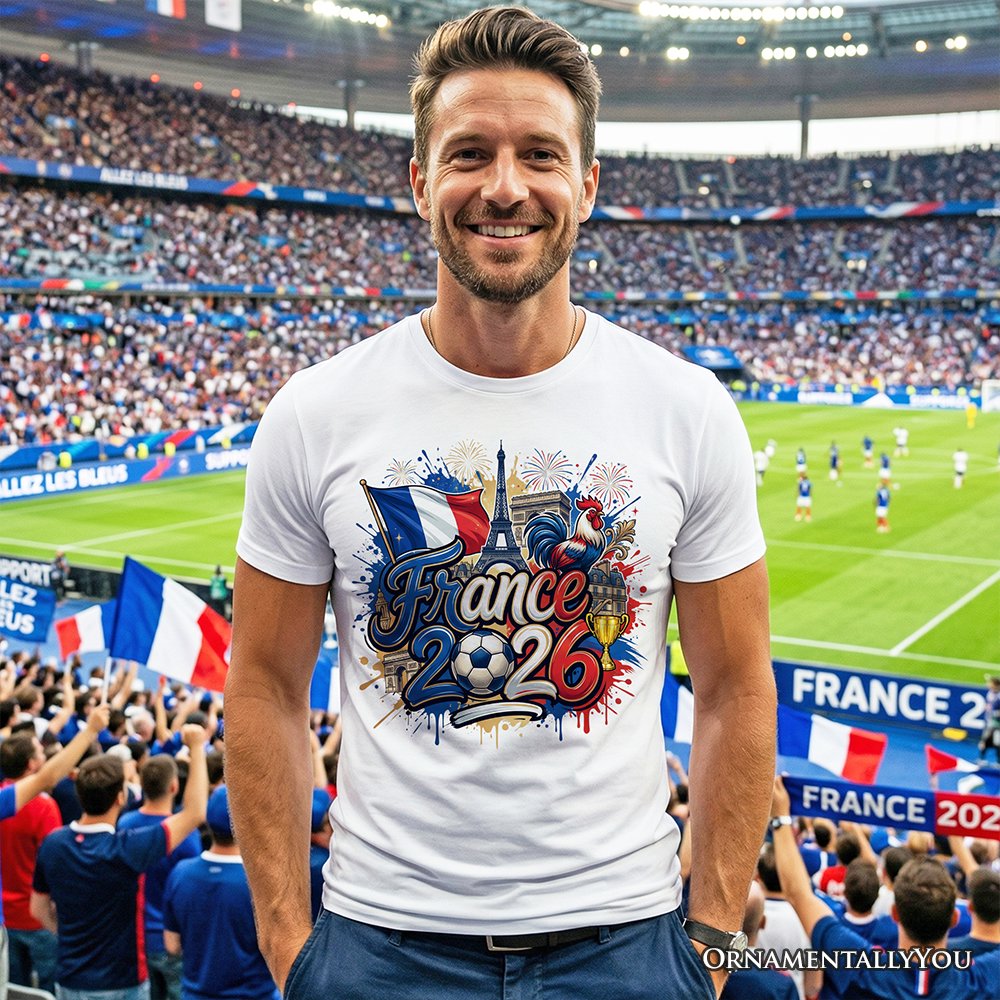 France 2026 Soccer Cup Global Championship T-Shirt, Fans Football Tee T-Shirts OrnamentallyYou 