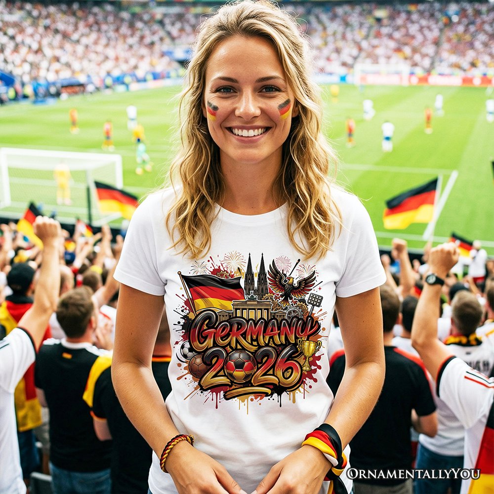Germany 2026 Soccer Cup Global Championship T-Shirt, Fans Football Tee T-Shirts OrnamentallyYou 