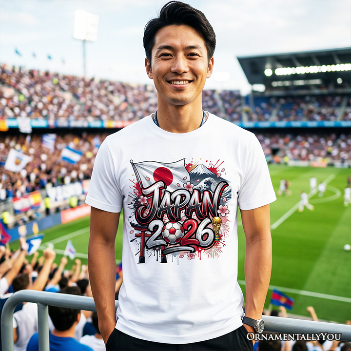 Japan 2026 FIFA World Cup Soccer T-Shirt, Fans Football Tee