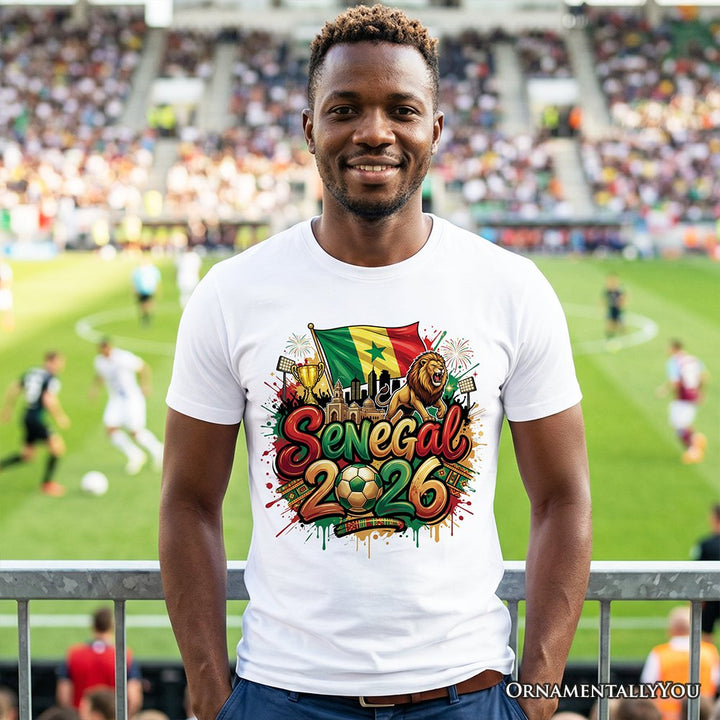 Senegal 2026 Soccer Cup Global Championship T-Shirt, Fans Football Tee T-Shirts OrnamentallyYou 