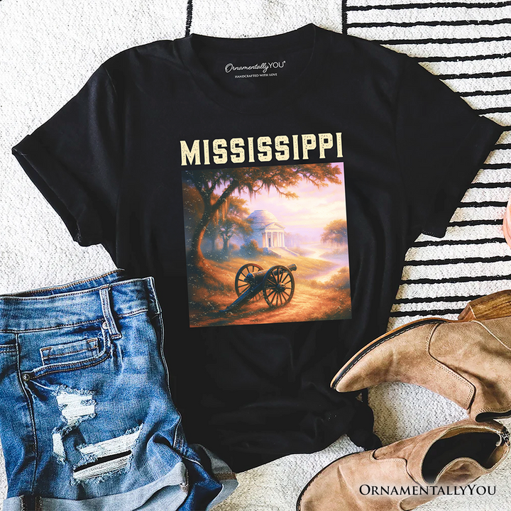 Artistic Mississippi State Vicksburg National Military Park T-Shirt, Southern Heritage Tee and Travel Souvenir