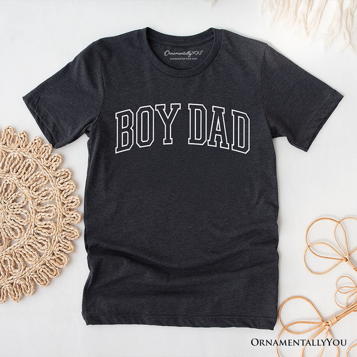 Boy Dad Varsity T-Shirt, Father's Day Tee