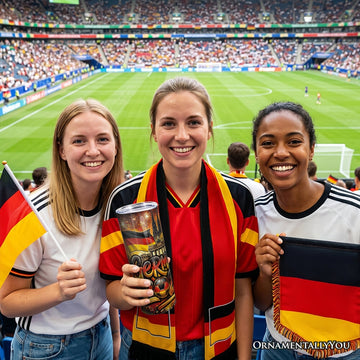 Germany 2026 Soccer Cup Global Championship 20oz Tumbler With Lid and Stainless Steel Straw, Fans Football Gift Cup Tumbler OrnamentallyYou 