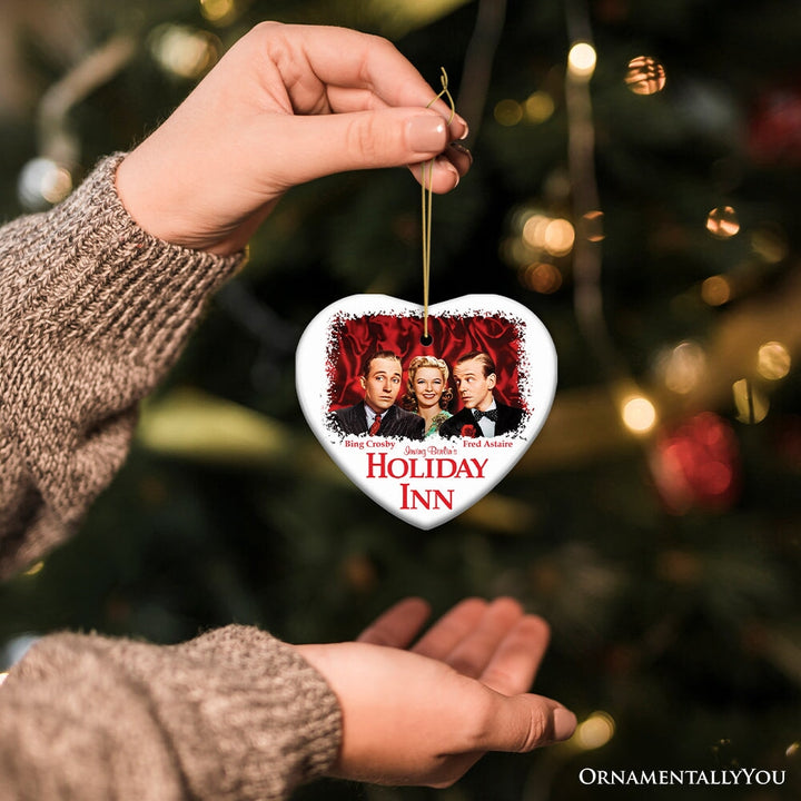 Holiday Inn Christmas Ornament, 1942 Classic Movie Gift and Tree Decor Ceramic Ornament OrnamentallyYou 