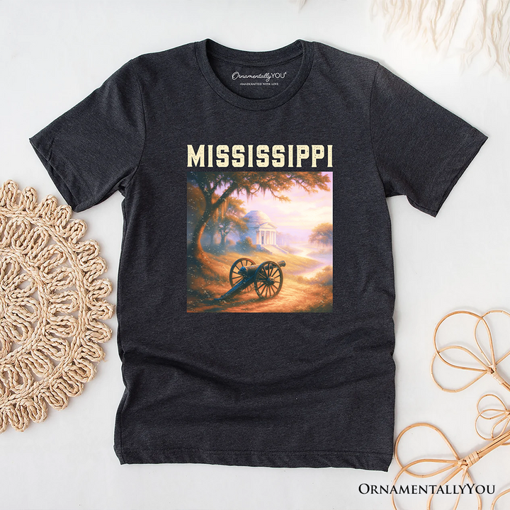 Artistic Mississippi State Vicksburg National Military Park T-Shirt, Southern Heritage Tee and Travel Souvenir