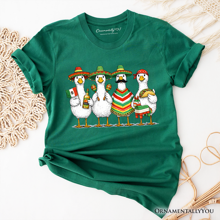 Cinco De Mayo Goose Mexican T-Shirt, Funny Fiesta Tee
