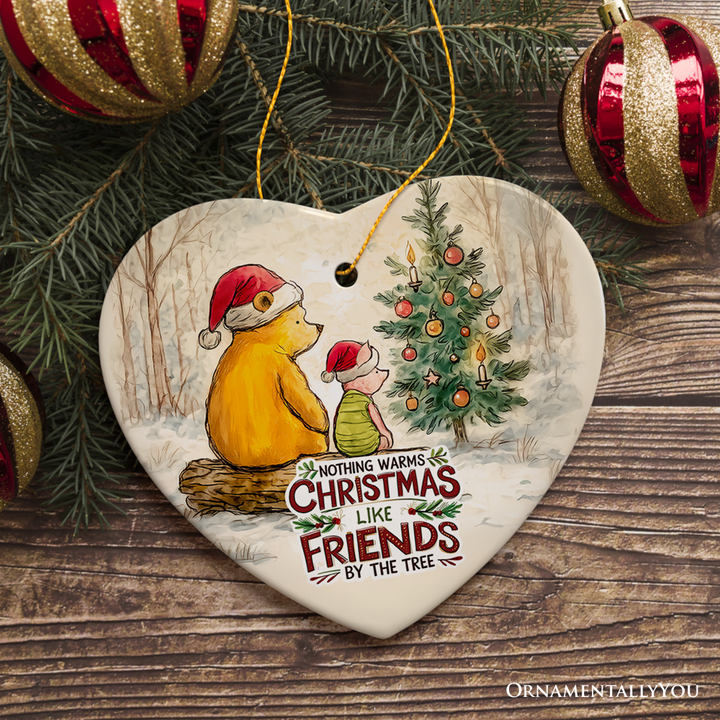 Nothing Warms Christmas Like Friends Pooh Bear's Ornament, Holiday Tree Decoration and Keepsake Gift