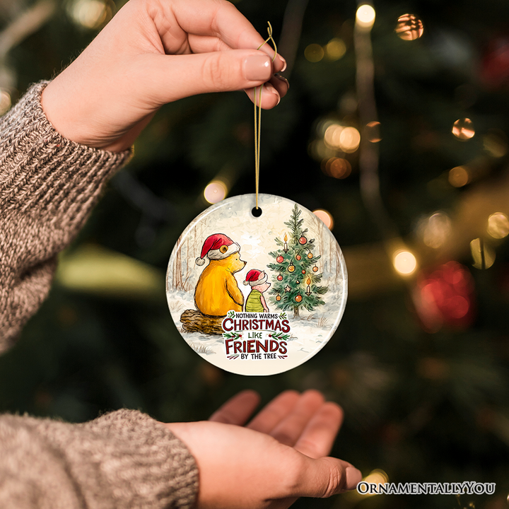Nothing Warms Christmas Like Friends Pooh Bear's Ornament, Holiday Tree Decoration and Keepsake Gift
