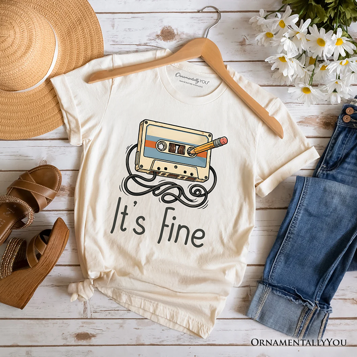 Retro Cassette Tape T-Shirt, 90s Music Vibe Tee