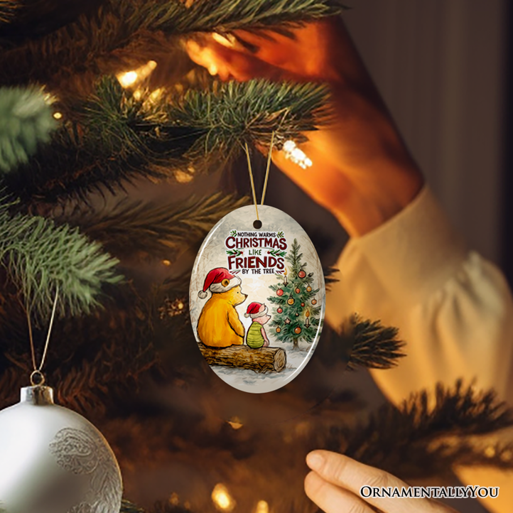 Nothing Warms Christmas Like Friends Pooh Bear's Ornament, Holiday Tree Decoration and Keepsake Gift