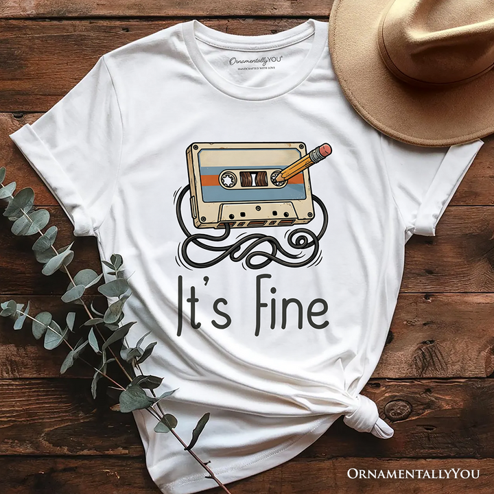 Retro Cassette Tape T-Shirt, 90s Music Vibe Tee