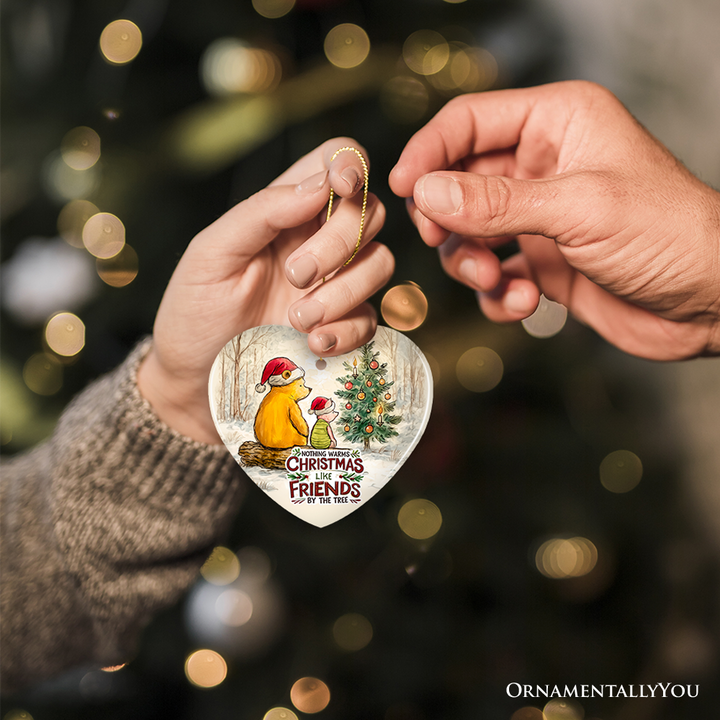 Nothing Warms Christmas Like Friends Pooh Bear's Ornament, Holiday Tree Decoration and Keepsake Gift
