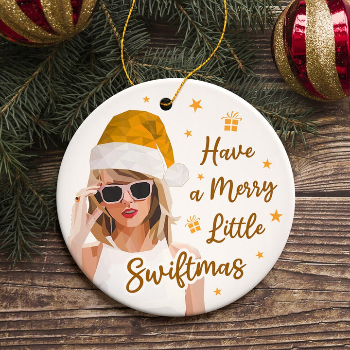 Have a Merry Little Swift Christmas Ornament Ceramic Ornament OrnamentallyYou 
