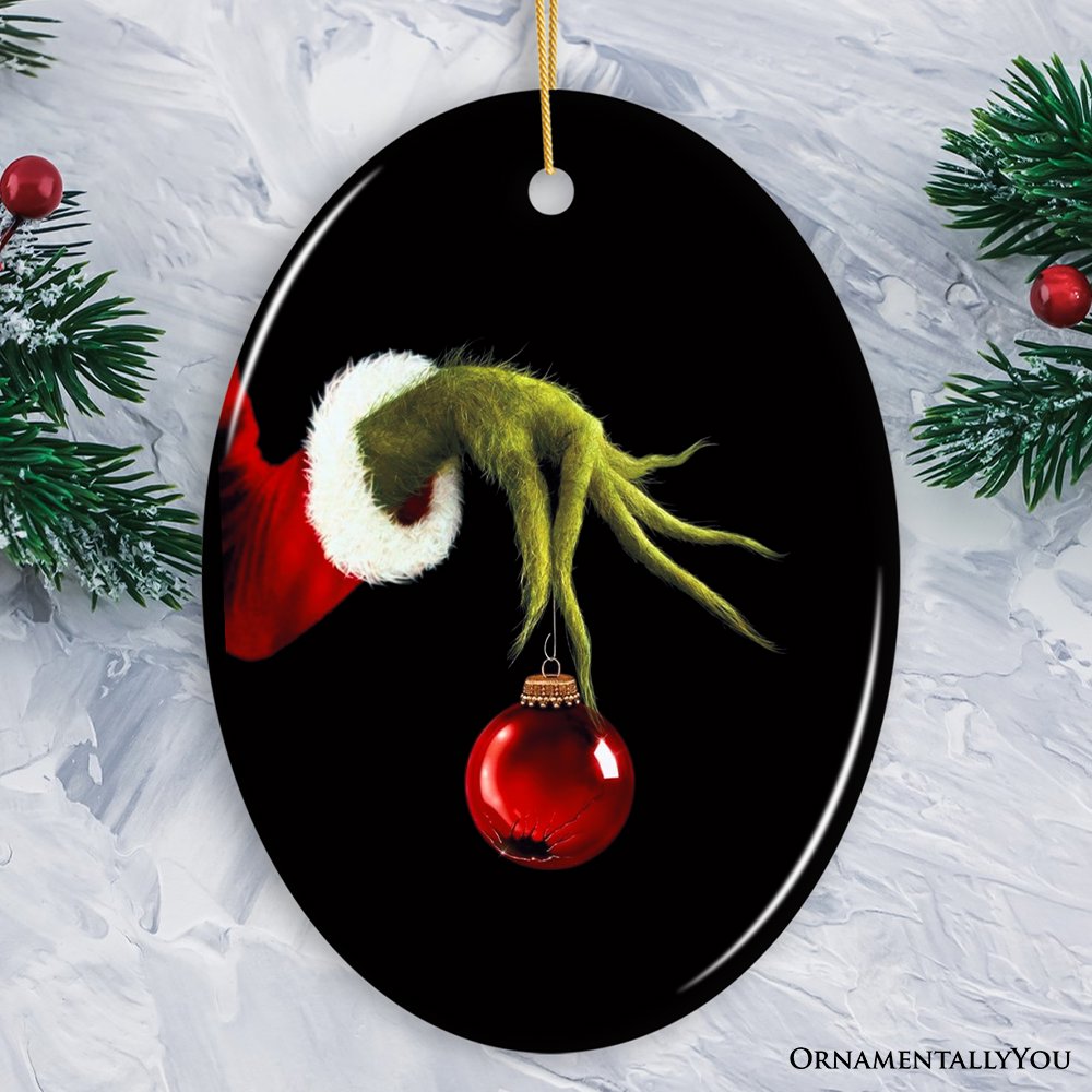 Stole Christmas Ornament Ceramic Ornament OrnamentallyYou 