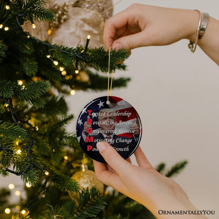 Donald Trump’s Vision Ornament, A Must-Have Gift and Decor for Supporters OrnamentallyYou 