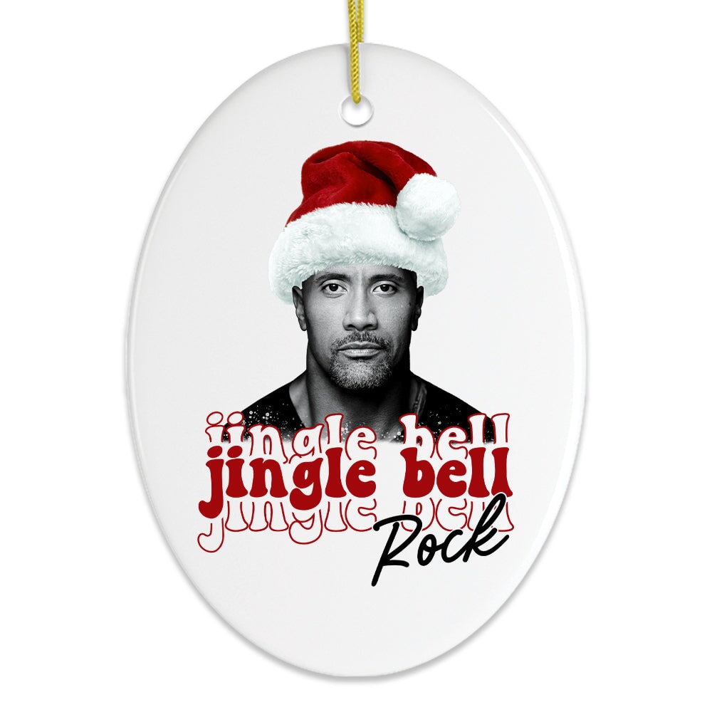 Jingle Bell Rock Christmas Ornament Ceramic Ornament OrnamentallyYou 