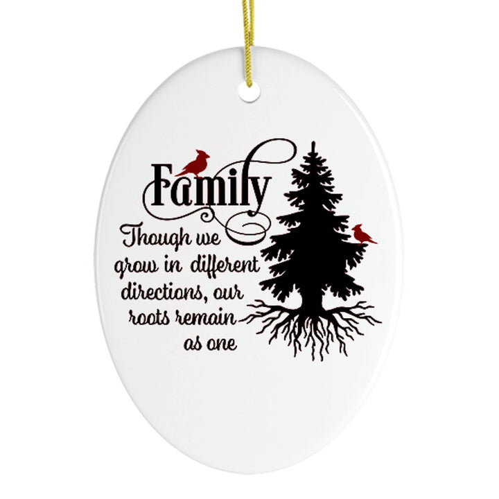 Lovely Family Quote Christmas Ornament Ceramic Ornament OrnamentallyYou 