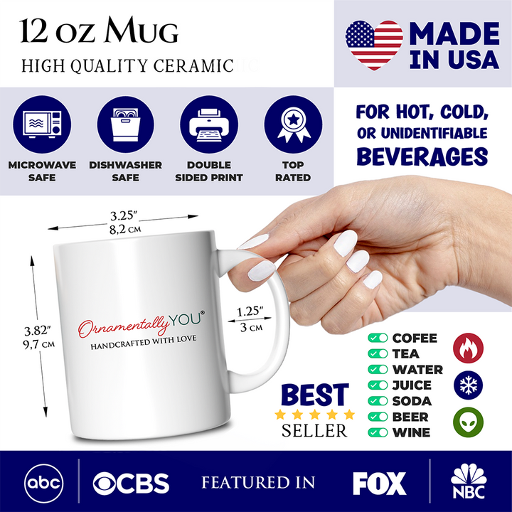 Artistic Connecticut State Themes and Landmarks Personalized Mug With Custom Name