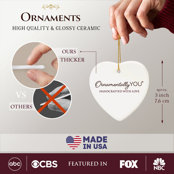 Have Yourself a Very Golden Christmas Ornament Ceramic Ornament OrnamentallyYou 