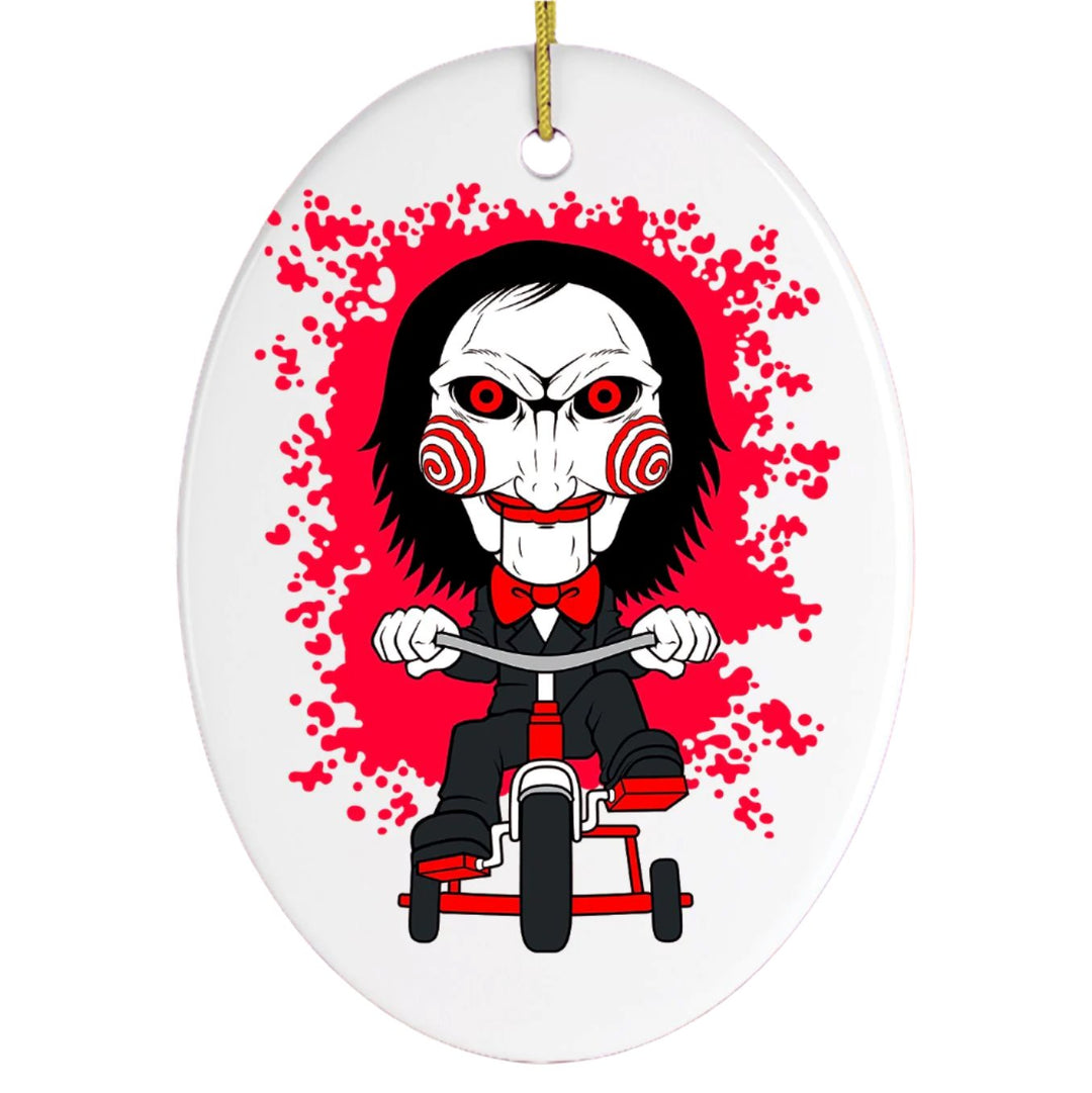 Saw Horror Ornament Ceramic Ornament OrnamentallyYou 