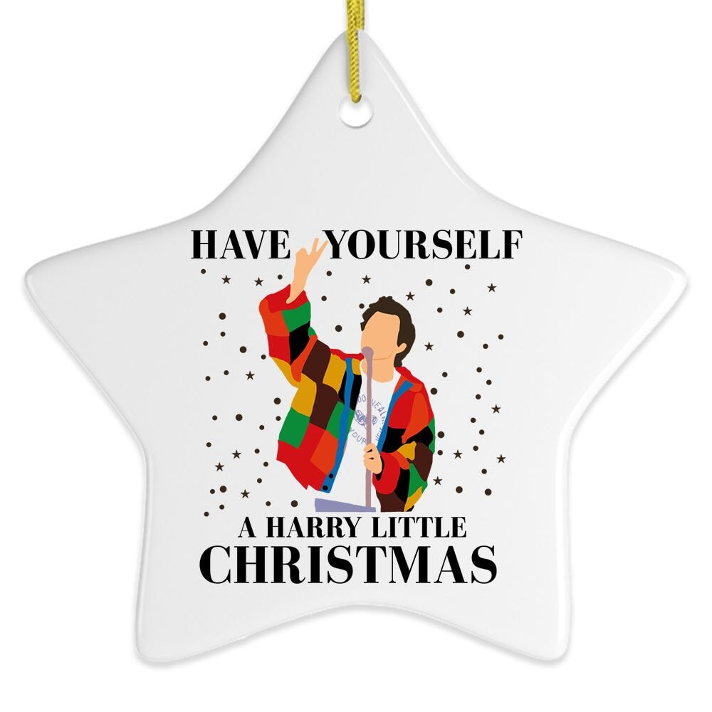 Have Yourself a Harry Little Christmas Ornament Ceramic Ornament OrnamentallyYou 