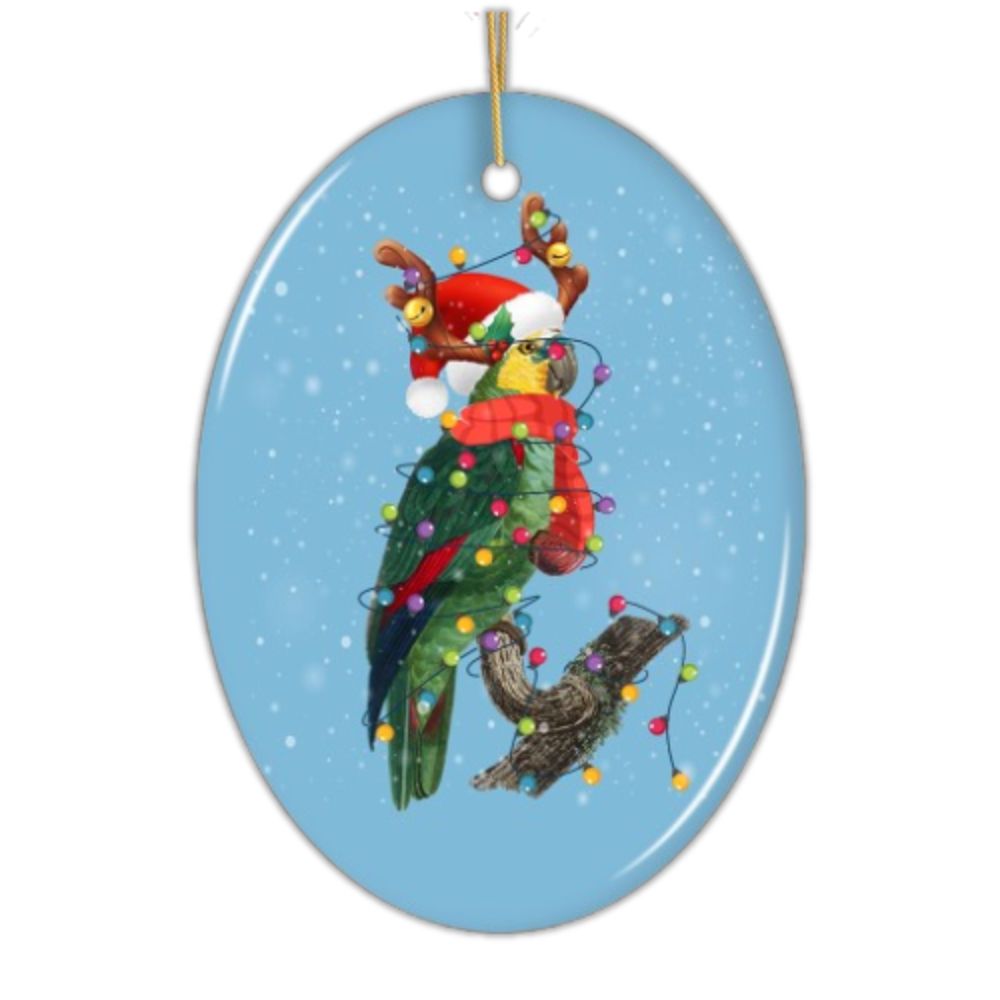 Parrot Christmas Ornament